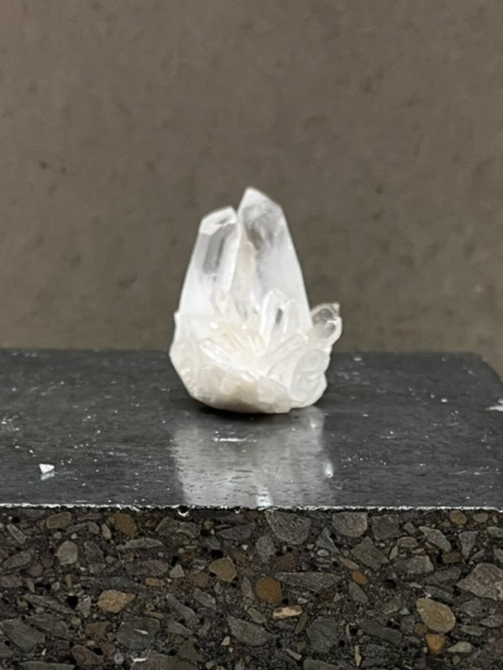 Clear Quartz Raw Natural Crystal Cluster, 2.1 ozs.